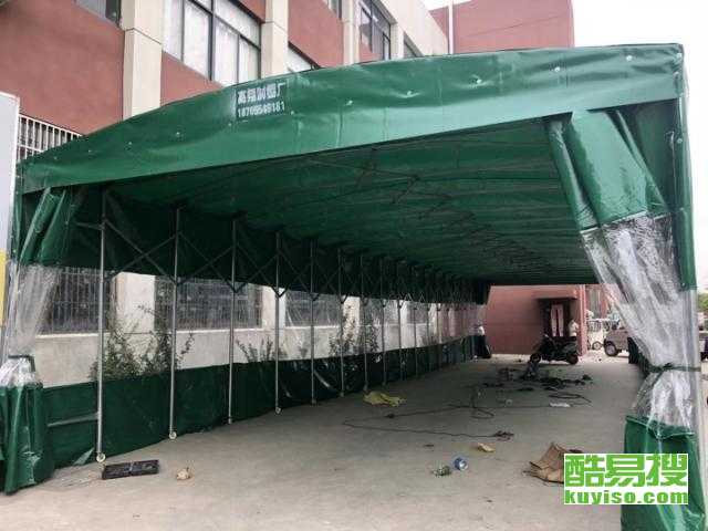 灵活实用的停车解决方案 苏州酷易搜推拉篷领略便捷之道